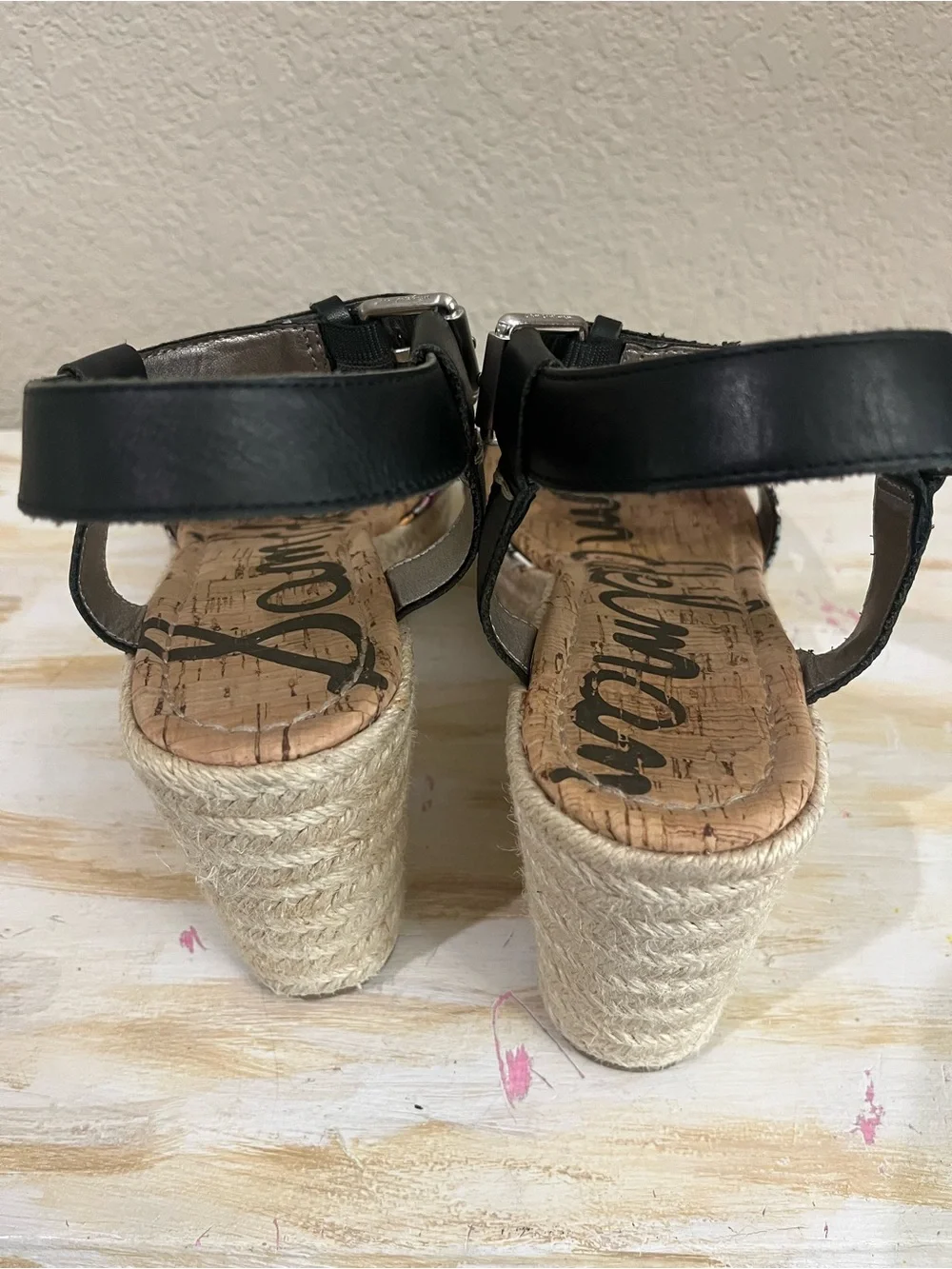 Sam Edelman Destin floral print wedge sandals